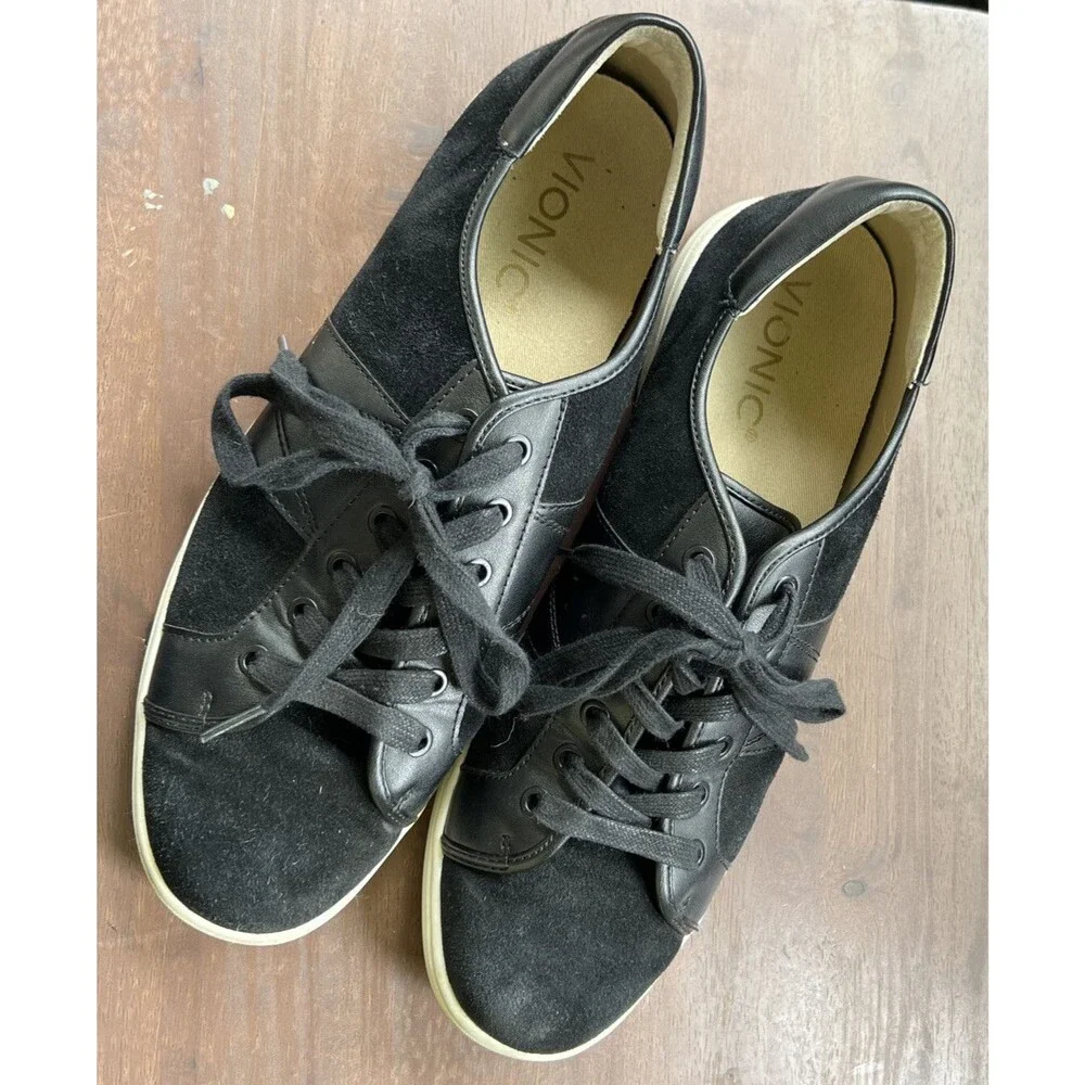 11.5 M Men’s Vionic Jerome Suede Shoes Comfort Walking Sneakers Eur 44.5